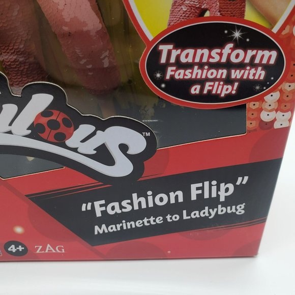 MIRACULOUS LADYBUG MARINETTE New in box Fashion Flip Transforms with a flip Toy - Picture 3 of 10